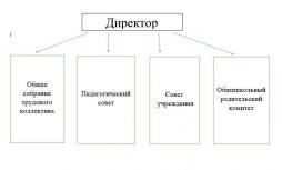 Схема органов управления